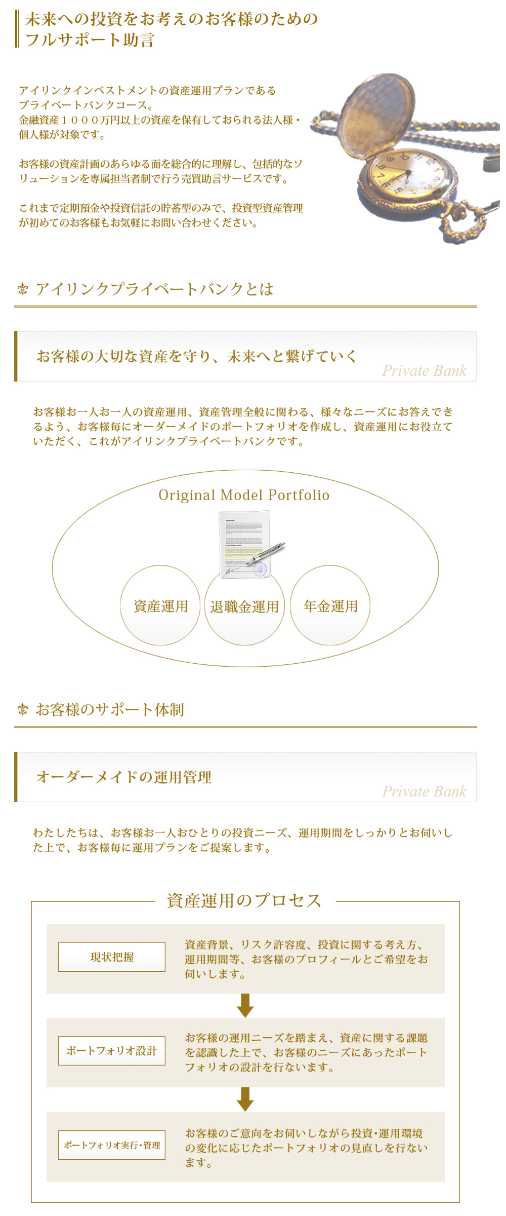 プライベートバンクコース